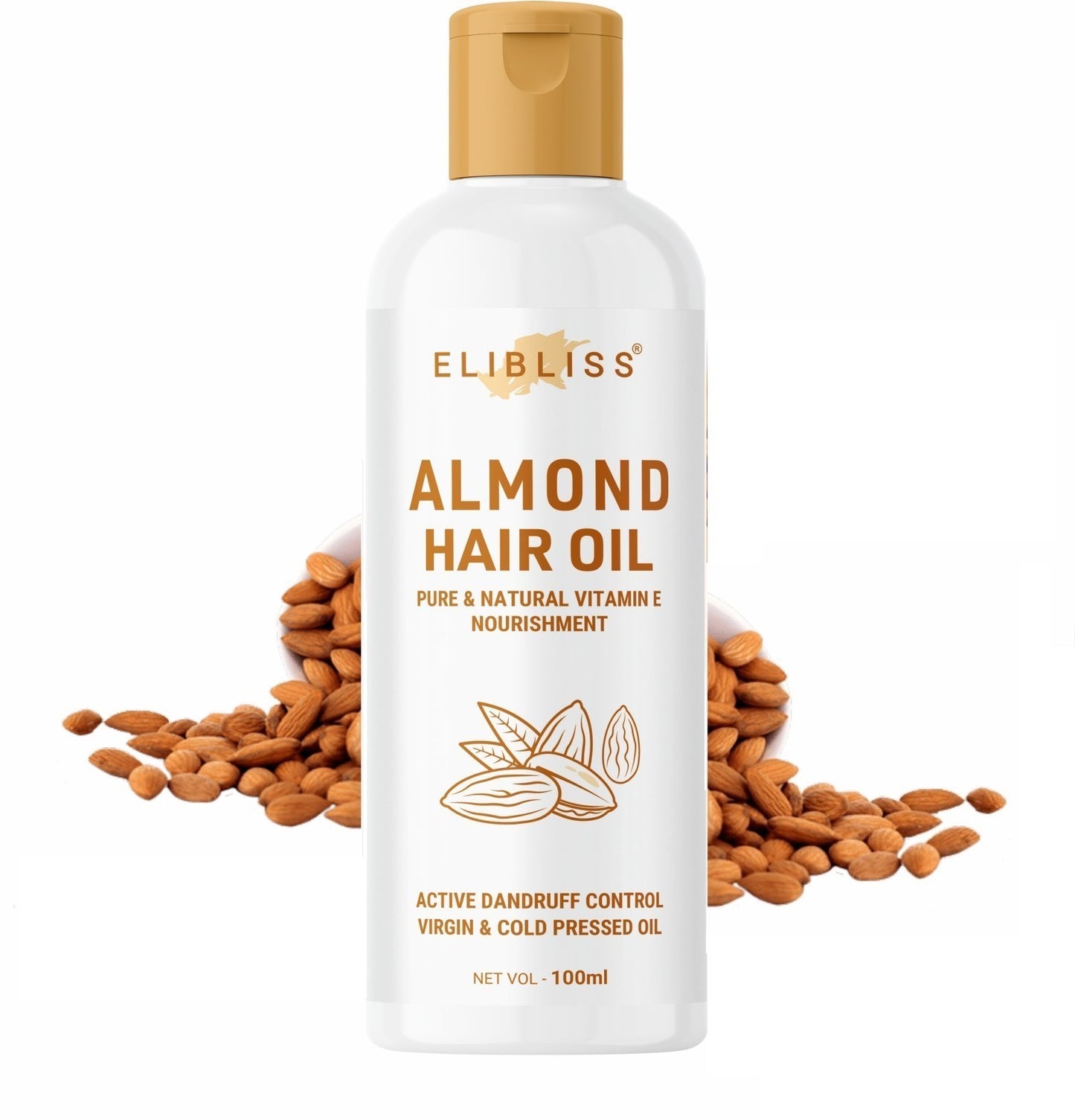 Premium Almond Nourishing Hair Oil for Hair Strength, Shine and Conditioning