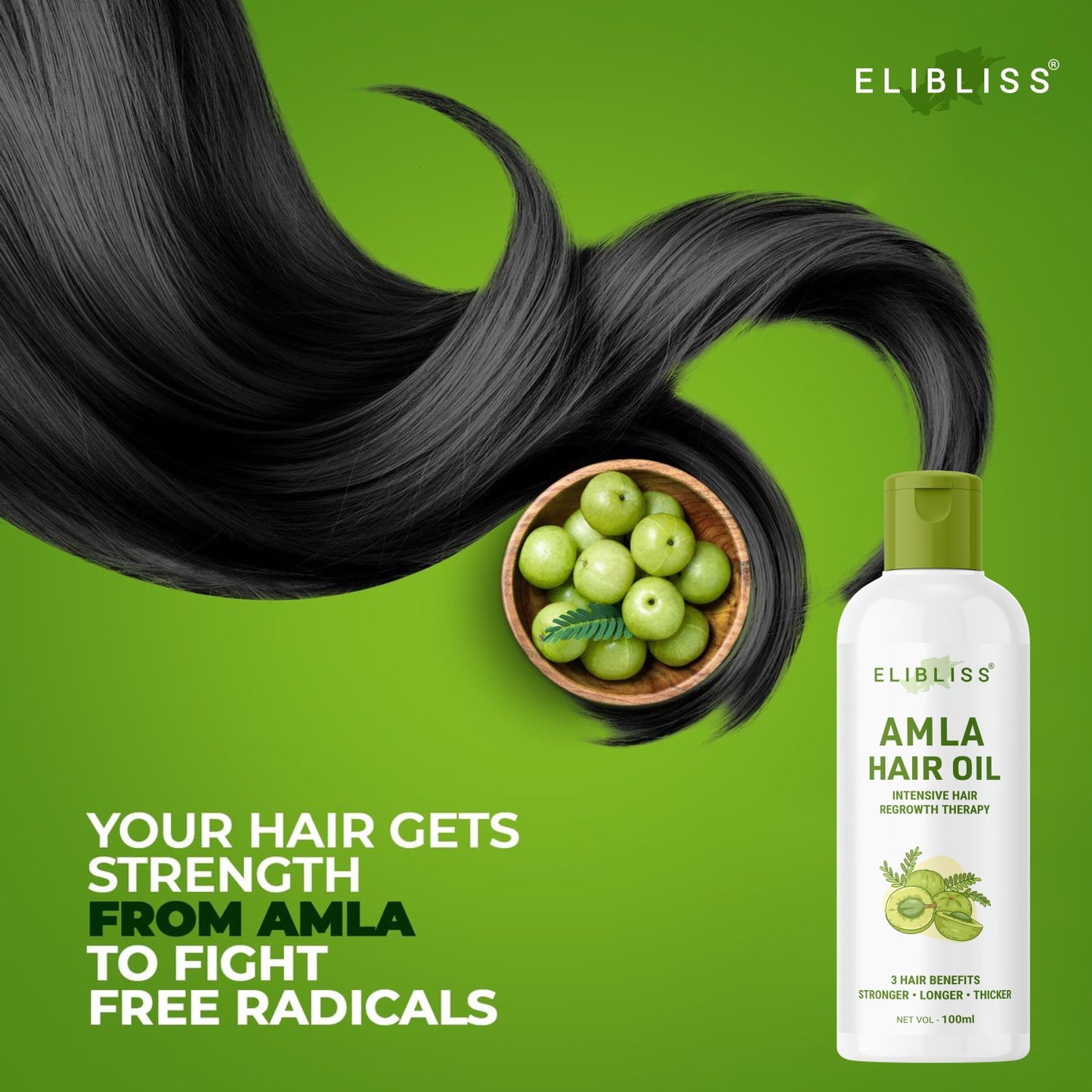 Professional Amla Enriched Hair Care Oil for Enhanced Hair Health and Shine