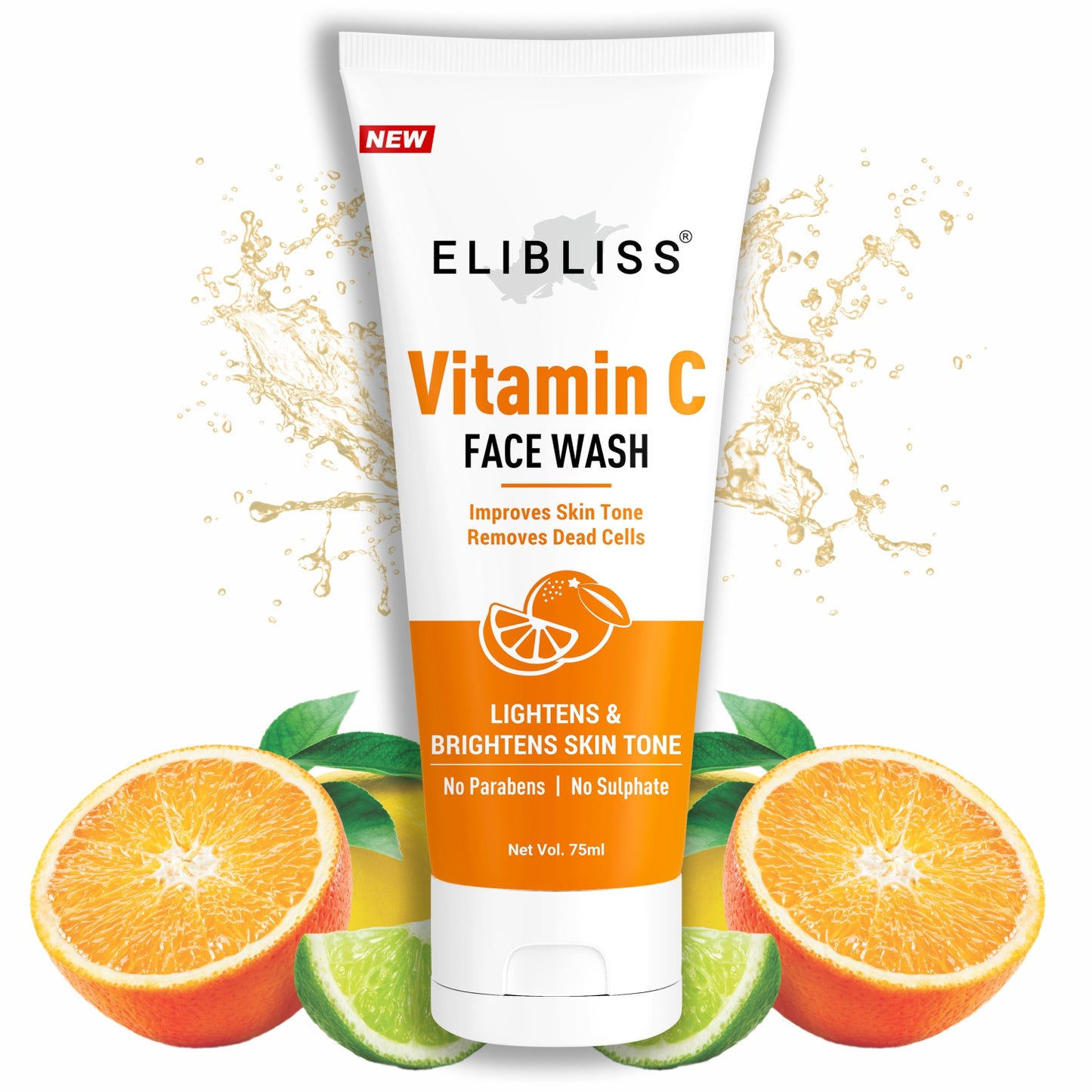 Vitamin C Gel Face Wash for reduceappearance of dark spots & improve skin tone