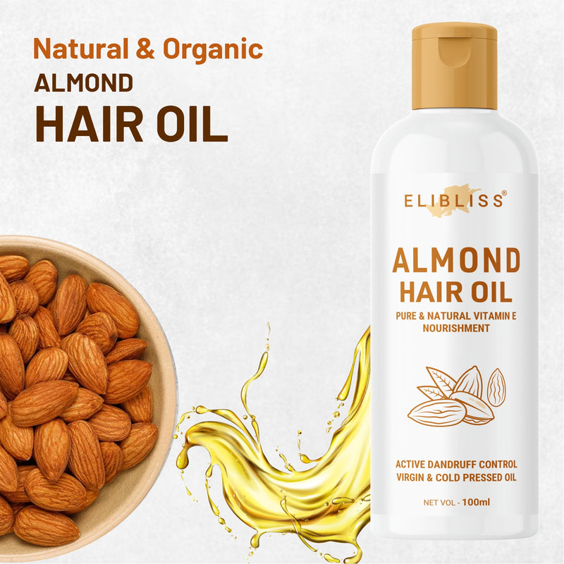 Premium Almond Nourishing Hair Oil for Hair Strength, Shine and Conditioning