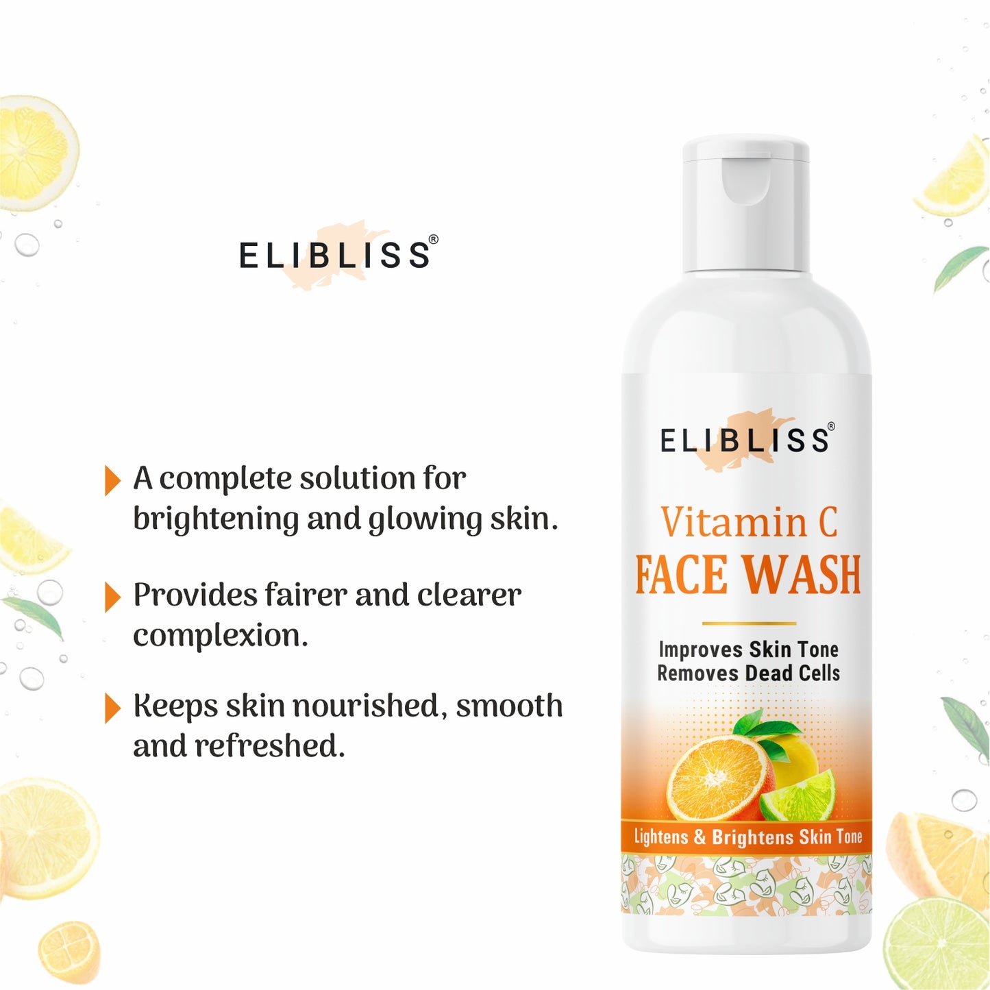 Vitamin C Enhanced Skin Brightening & Cleansing Face Wash