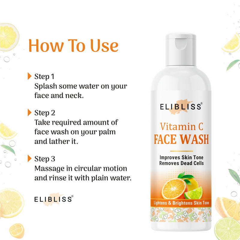 Vitamin C Enhanced Skin Brightening & Cleansing Face Wash