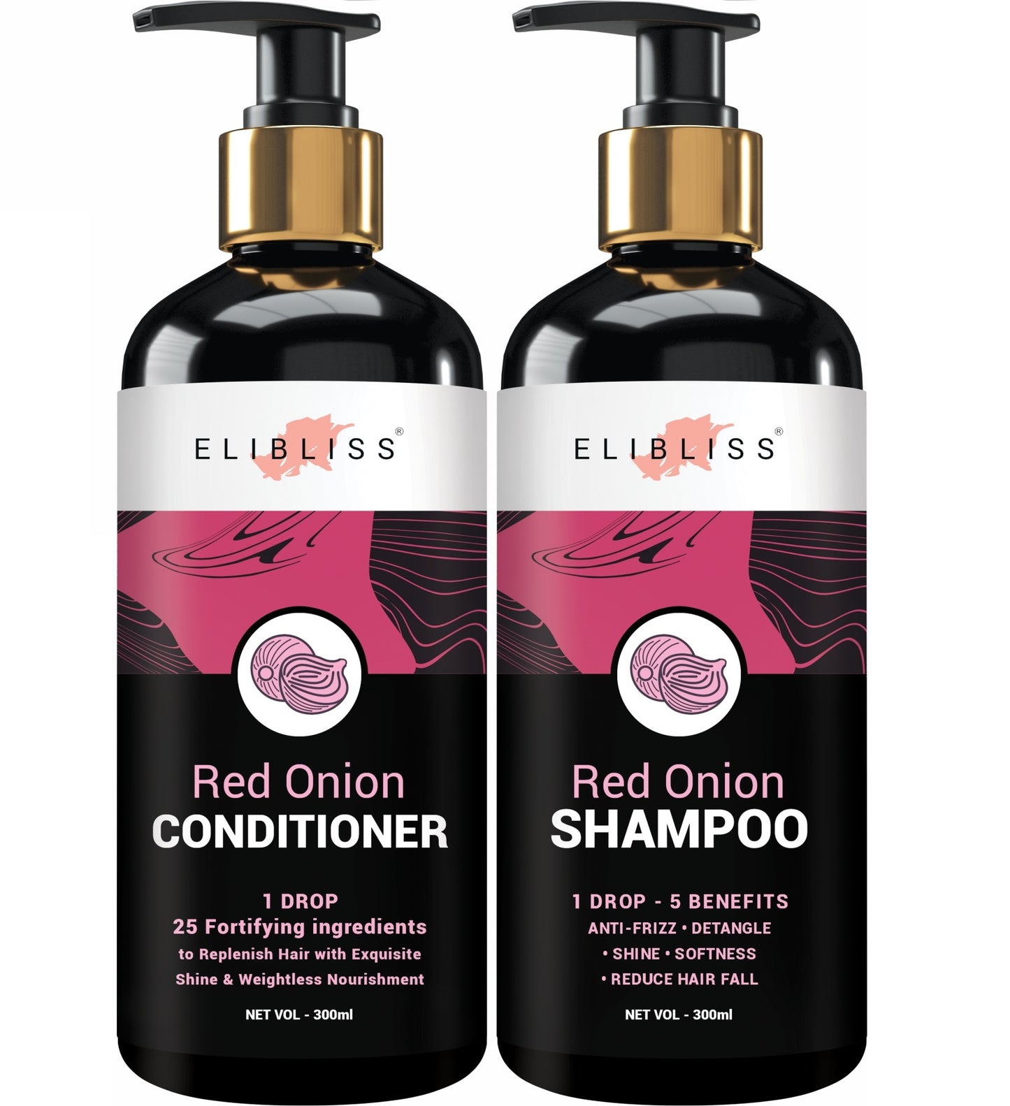 Red Onion Shampoo and Conditioner: Nourishing Formula for Stronger, Healthier Locks with Natural Ingredients and Vibrant Shine