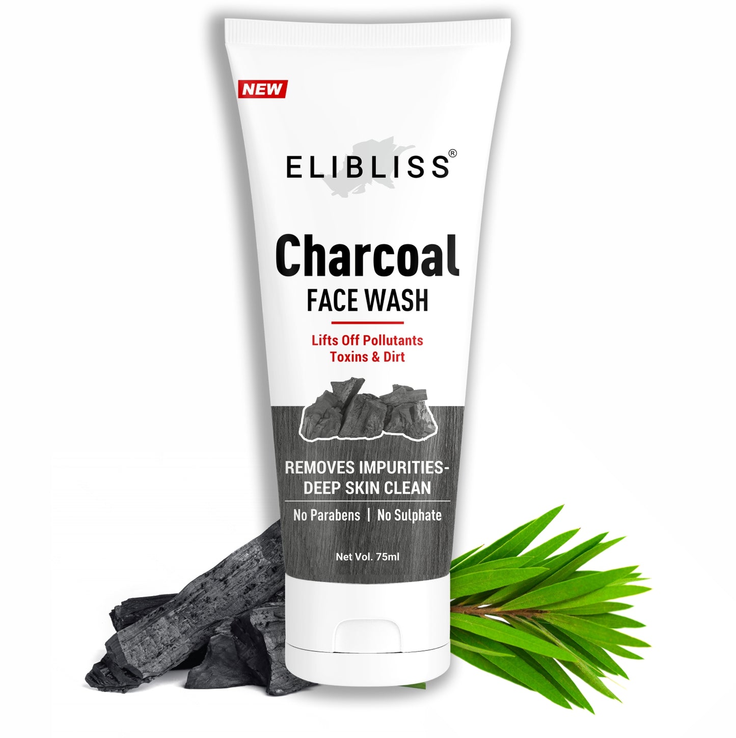 Charcoal Face Wash & Neem Face Wash - Charcoal Natural for Oil Control and Pollution Defense Face Wash &  Anti Acne & Anti Pimple Neem Face Wash