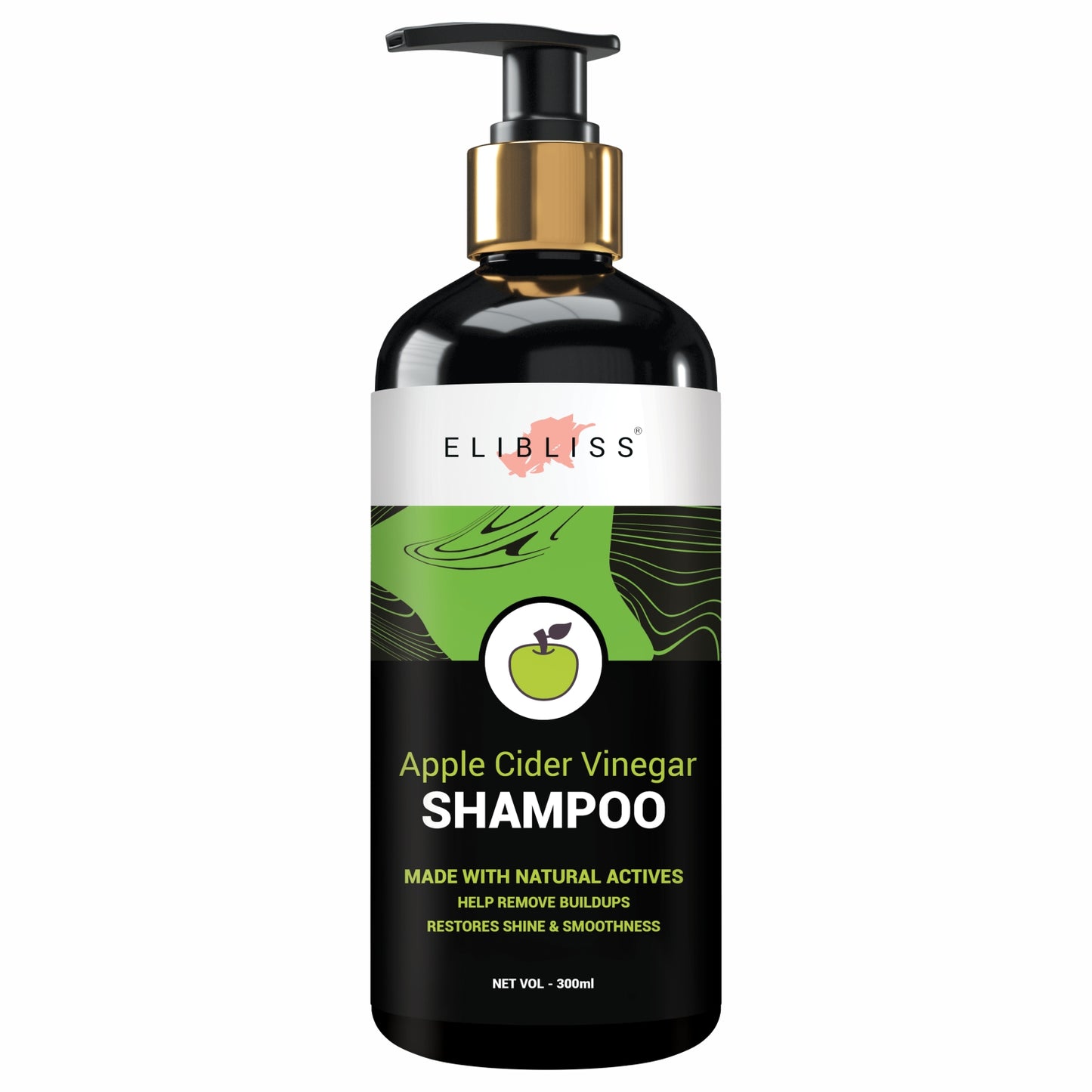 Apple Cider Vinegar Shampoo Can Help Control Frizzy Hair and A Natural Solution for Dandruff 300 ml