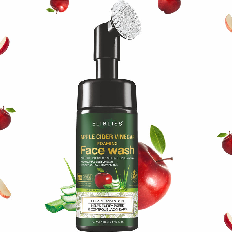 Complete Your Skincare Routine with Apple Face Wash, Cream, and Vitamin C Serum for Radiant and Nourished Skin