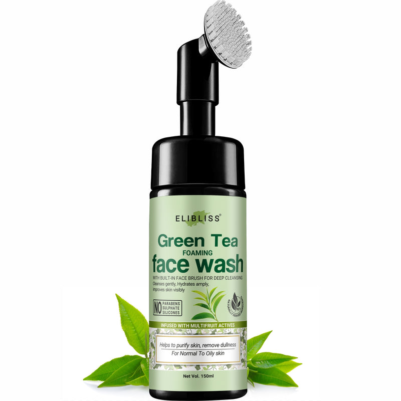 Green Tea Glow Foaming Cleanser for Naturally Revitalize Skin