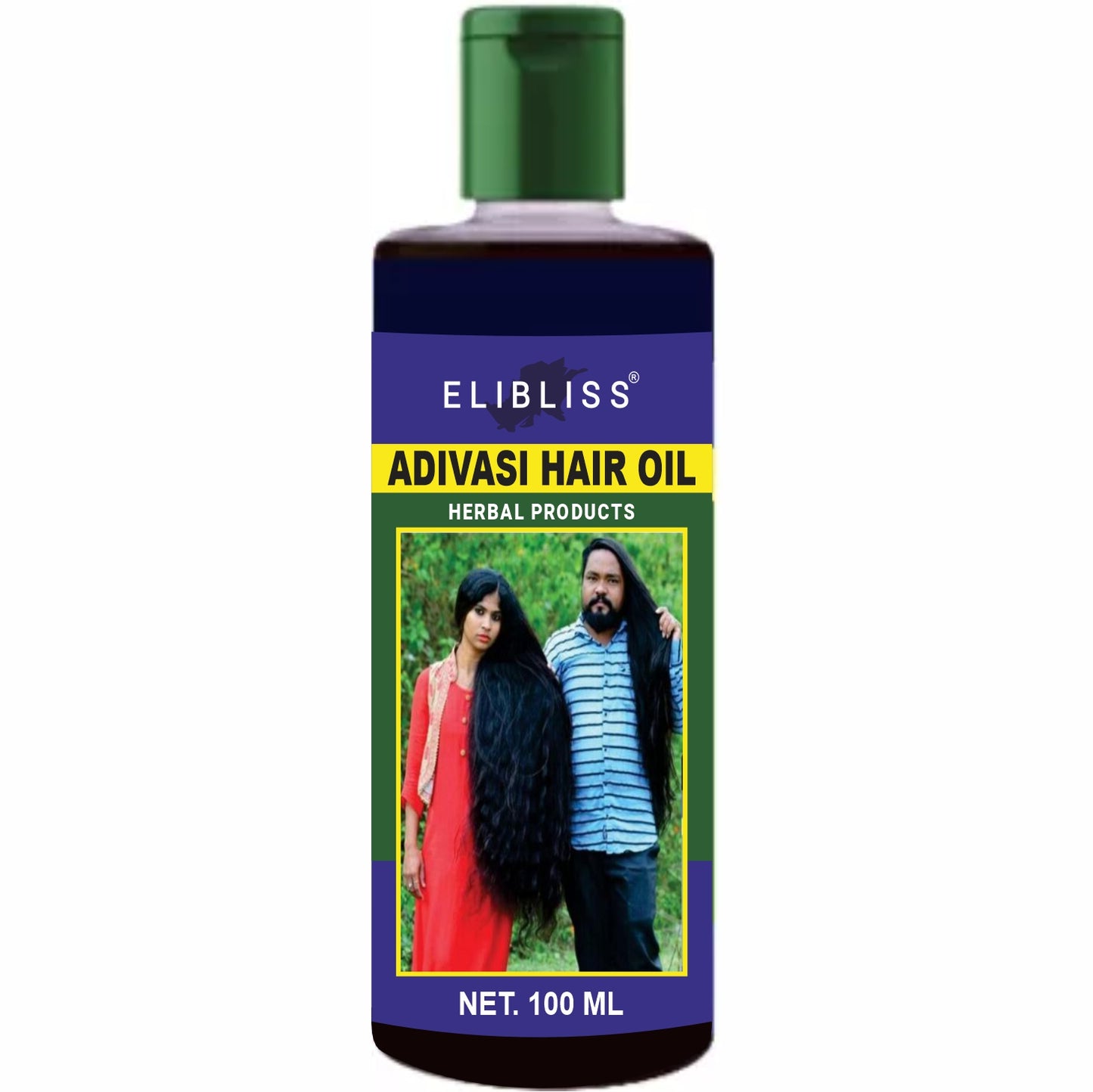 Elibliss Adivasi Herbal Hair Growth,Hair Fall Control Combo of Adivasi Hair Oil & Shampoo