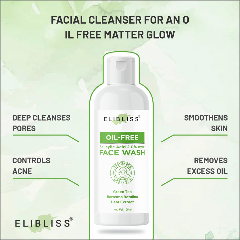 Advanced Oil Free Cleanser with Green Tea & Leaf Extract