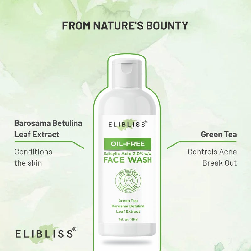 Advanced Oil Free Cleanser with Green Tea & Leaf Extract