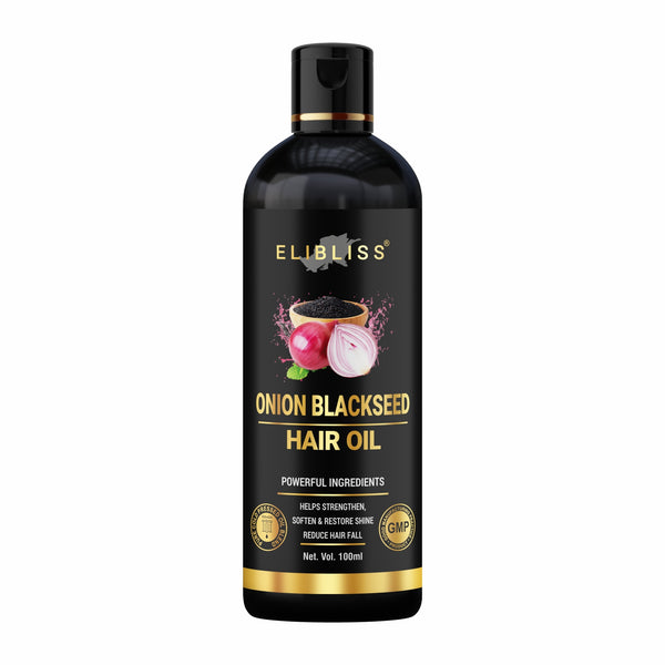 Onion Hair Oil for Hair Fall Control with Black Seed Oil Extracts - 100 ml