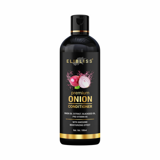 Premuim Onion Conditioner with Black Seed Oil For Dry, Frizzy, Oily, Normal Hair