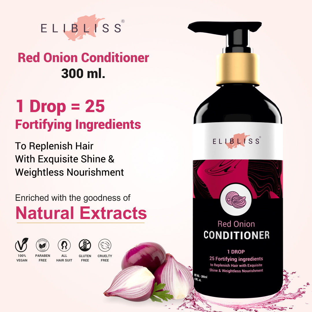 Red Onion Shampoo and Conditioner: Nourishing Formula for Stronger, Healthier Locks with Natural Ingredients and Vibrant Shine