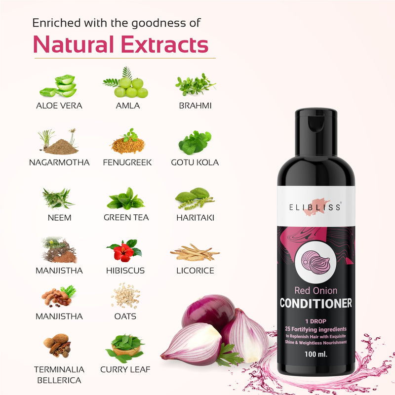 Red Onion Conditioner - Frizzy Hair and Healthy Hair with Fortifying new Ingredients