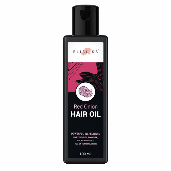 ELIBLISS Red Onion Hair Oil for Hair Regrowth & Hair Fall Control Hair Oil  (100ml)