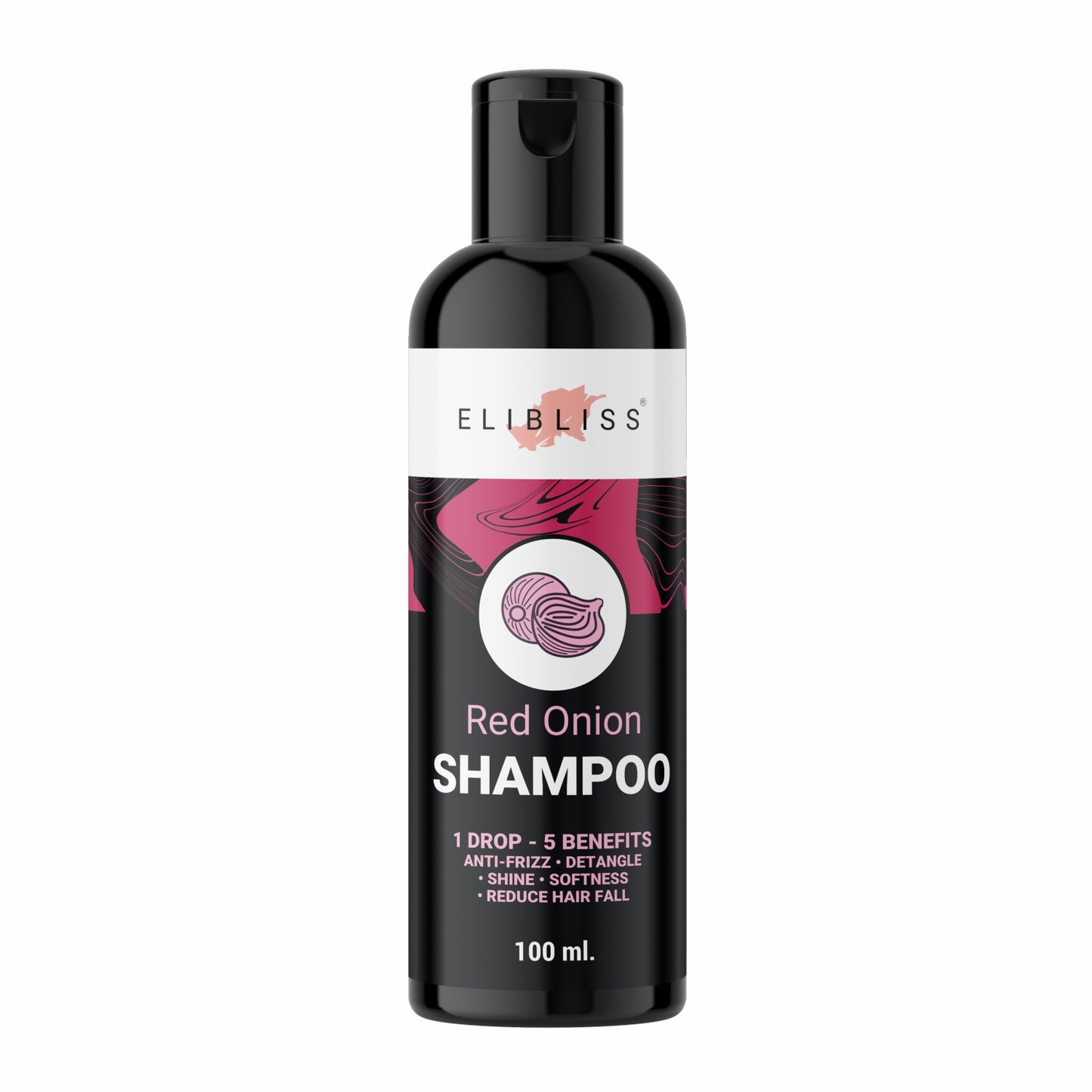 Red Onion Shampoo for Hair Growth, Reduce Hair Breakage, Split Ends & Dandruff