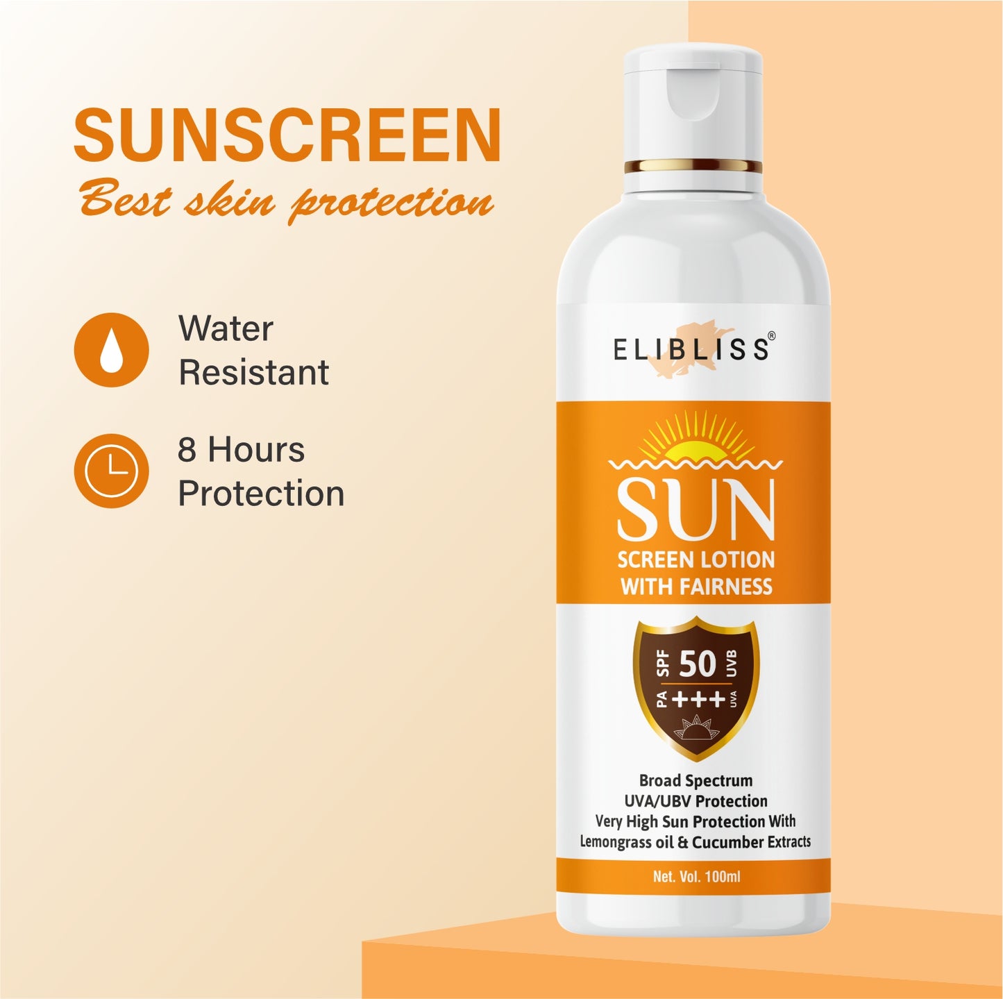 Sunscreen Anti-Tan Lotion for all skin type With UVA+UVB Protection and Light Weight & Non Greasy Sunscreen Protection