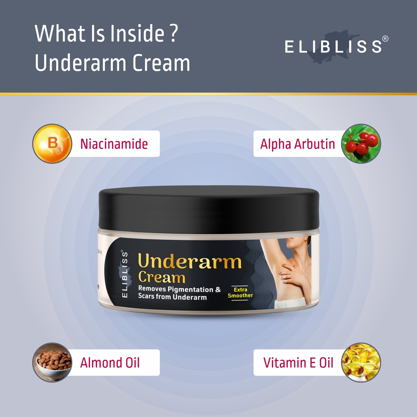 Underarm Whitening Cream for Lighten and Brighten Skin