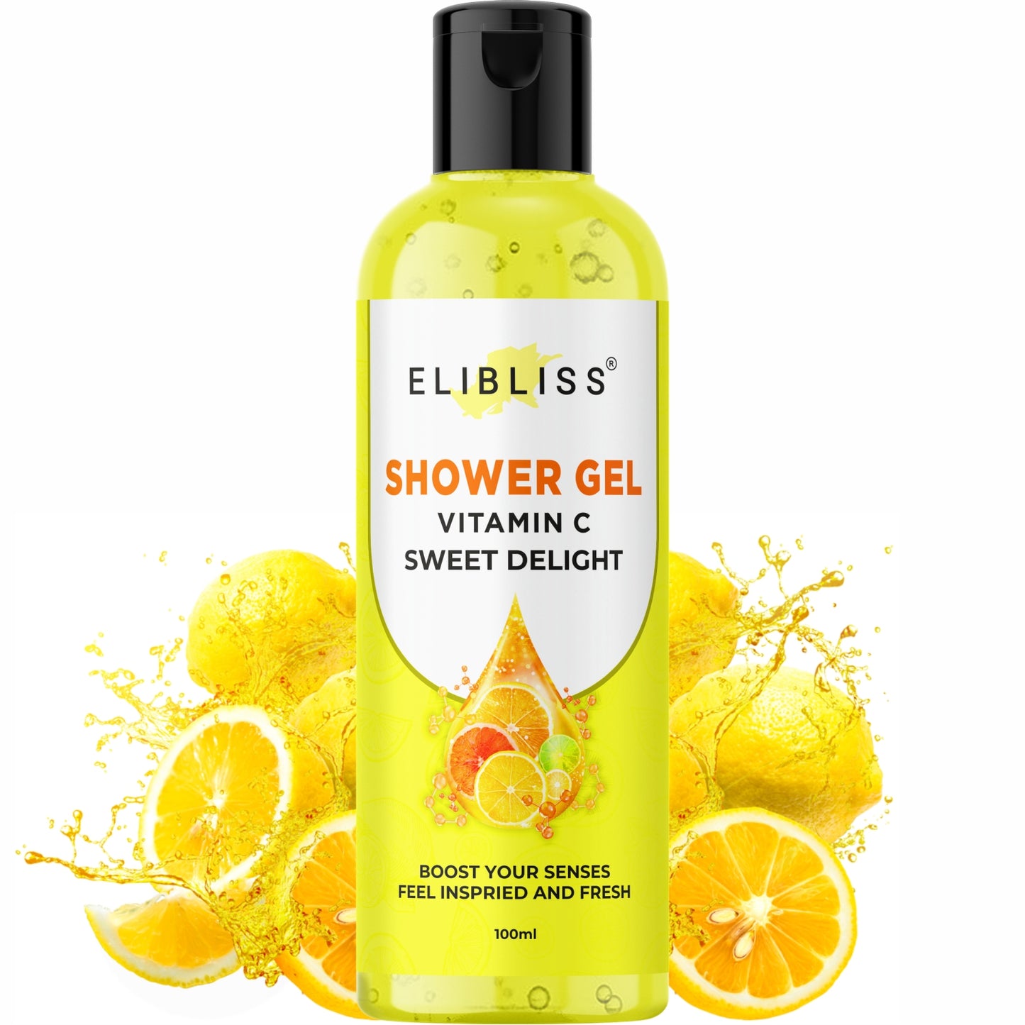 Vitamin C Shower Gel for Moisturizing, Refreshing & Daily Detox