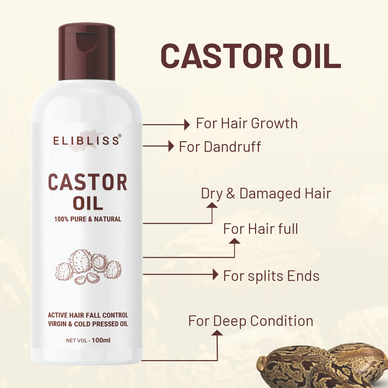 Castor Miracle Oil for Revitalize and Strengthen Hair Naturally